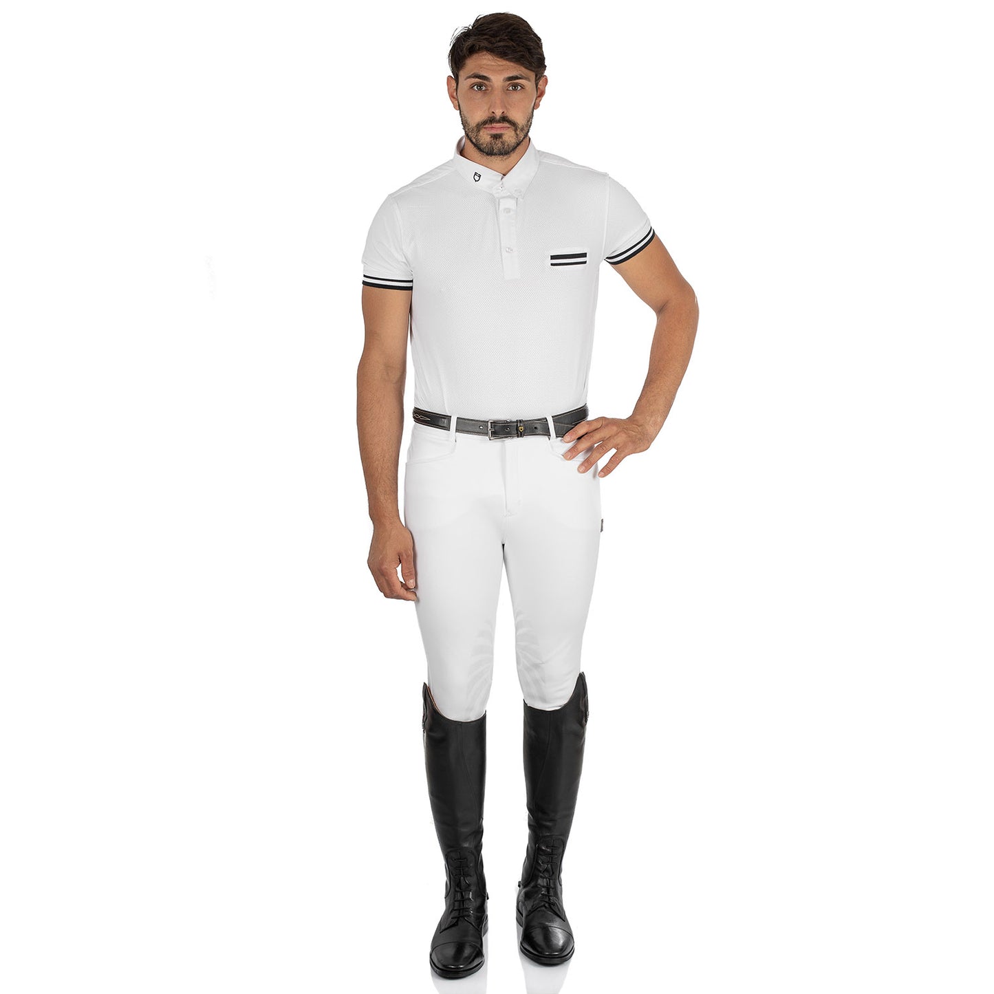 EQUESTRO - Men's slim fit breeches with grip Mod. Hermes