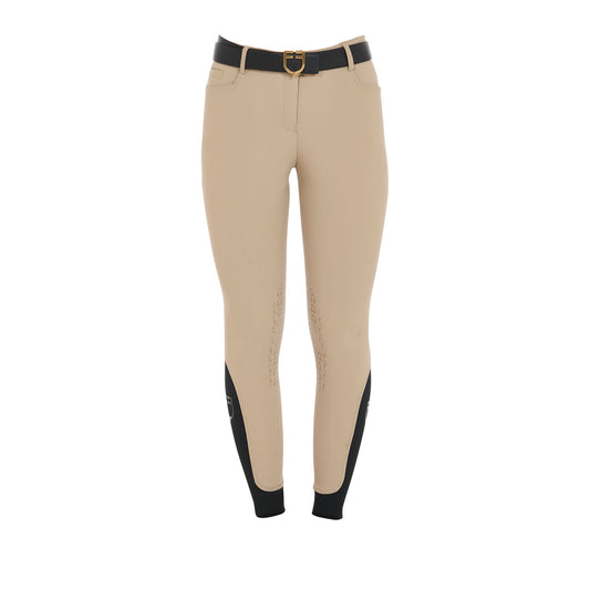 EQUESTRO - ZENDA Slim Fit Grip Breeches with logo