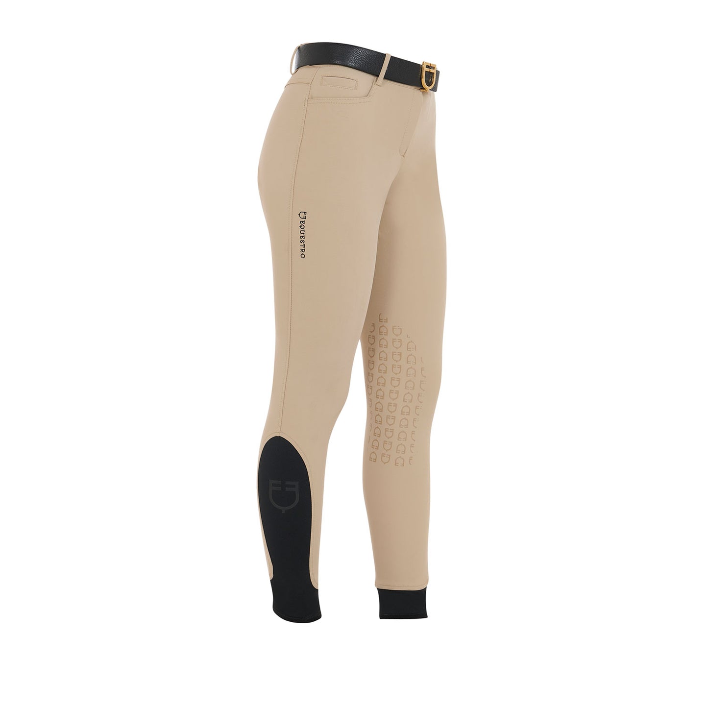 EQUESTRO - ZENDA Slim Fit Grip Breeches with logo